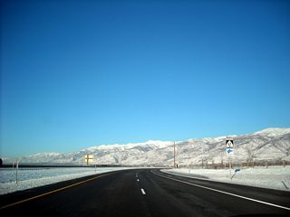 This Utah 67 reassurance shield is posted after the onramp from Exit 4 (500 South).
