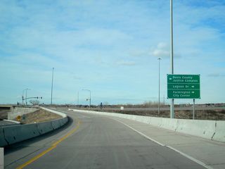 This is the offramp from Utah 67 north to Utah 225 (Park Lane).
