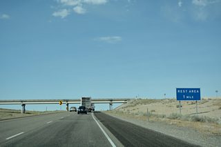 The Grassy Mountain Rest Area comes after the Aragonite interchange along I-80 westbound.