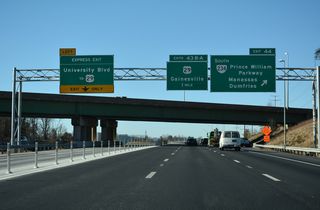 SR 234 south parts ways with Interstate 66 westbound at a trumpet interchange (Exit 47).