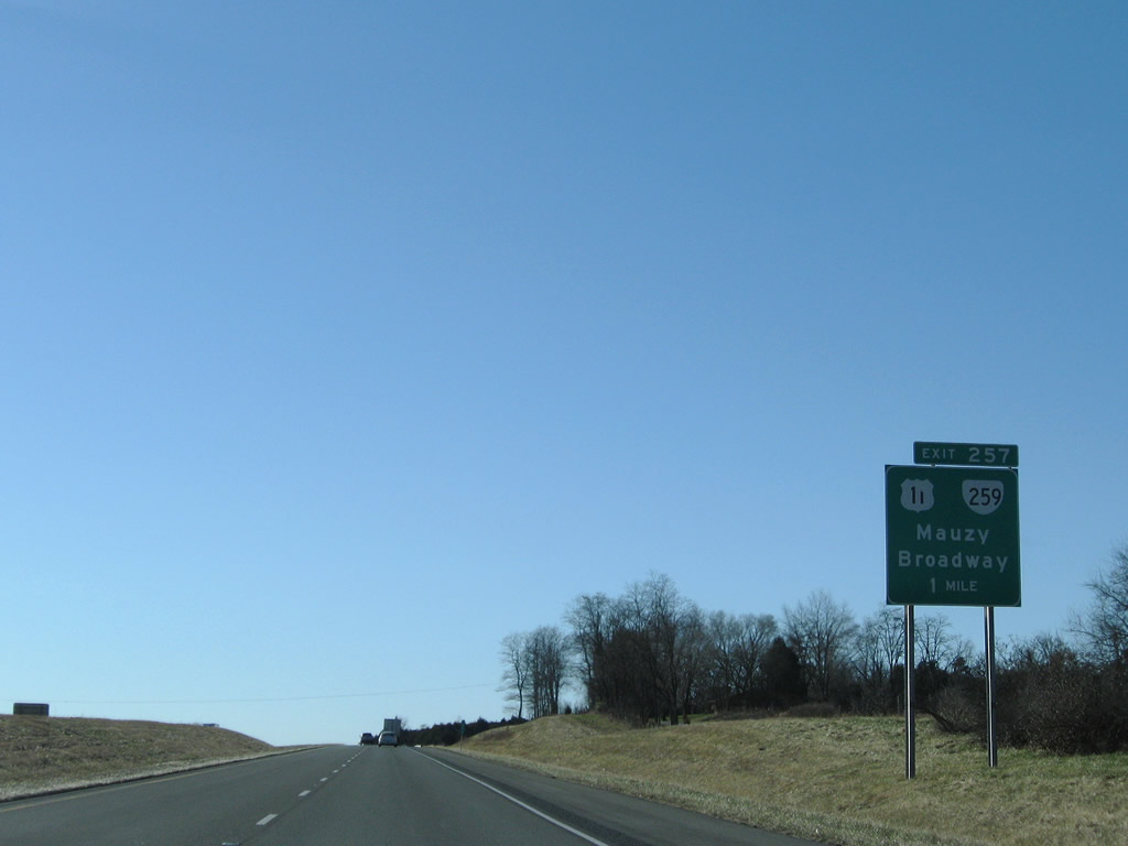 Interstate 81 South - New Market to Staunton - AARoads - Virginia