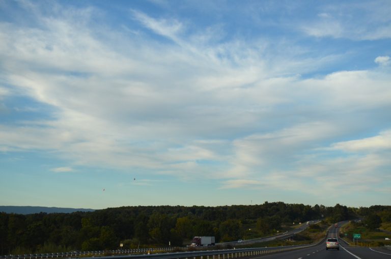 I-81 north at Edinburg, Virginia