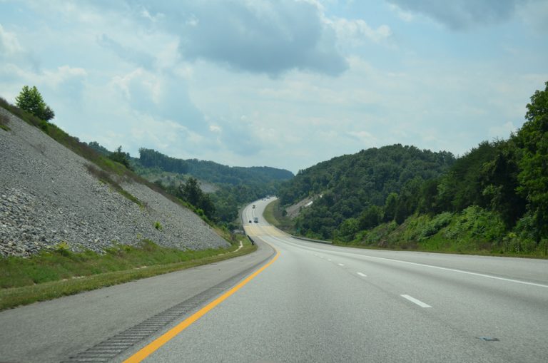 I-81 south at Buffalo Creek, Rockbridge County, VA