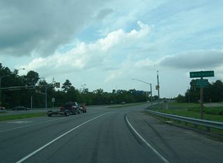 Old Battlefield Boulevard spurs south from SR 168 at the intersection with Station Road to Ballahack Road and the community of Northwest. Ballahack Road leads west to the Naval Support Activity Norfolk Northwest Annex and U.S. 17 at Dismal Swamp.