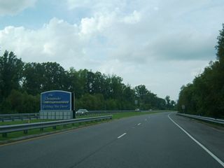 SR 168 Business branches northwest from SR 168 along Battlefield Boulevard while SR 168 shifts onto the Chesapeake Expressway.