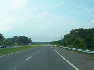 Hillcrest Parkway meets SR 168 (Chesapeake Expressway) at a parclo interchange (Exit 8) between Edinburgh Parkway and SR 168 Business (Battlefield Boulevard).