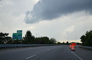 Regional traffic headed to Williamsburg and Richmond is directed onto I-64 west to Interstate 664 north across the Monitor-Merrimac Memorial Bridge Tunnel.