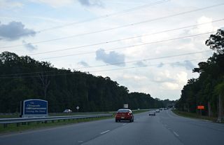 SR 168 continues south along the Oak Grove Connector to the Great Bridge Bypass. Collectively the city of Chesapeake references these sections of SR 168 as part of the Chesapeake Expressway.