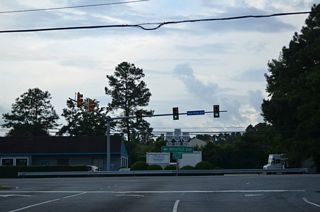 SR 190 (Great Bridge Boulevard) runs 3.73 miles northwest from SR 168 Business to SR 166 (Bainbridge Boulevard) by the Crestwood neighborhood in Chesapeake.