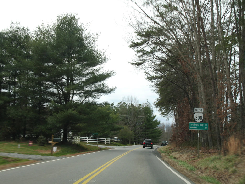 State Route 208 - AARoads - Virginia