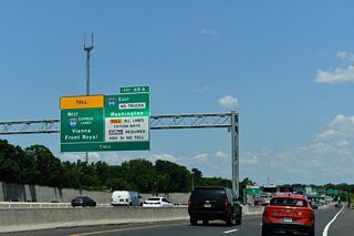 The I-495 Express Lanes have direct connections to the I-66 Express Lanes west and Interstate 66 east to Washington.