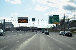 There is no direct access to U.S. 29 (Lee Highway) from Interstate 495 south. Motorists are directed to use Exit 50A for the arterial as well.