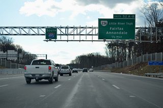 SR 236 is a 15.54 mile route between U.S. 29/50 in Fairfax and SR 400 in Alexandria.
