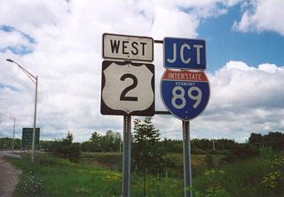 U.S. 2 east at Marshfield, Vermont