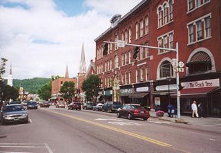U.S. 2 Business separates from VT 12 (Main Street) north at State Street in Downtown Montpelier.