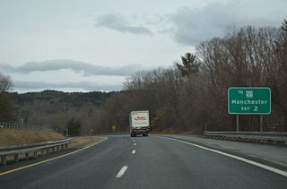 MSR 9 east leads to Keene, New Hampshire and Route 101, which travels to Milford and Manchester.