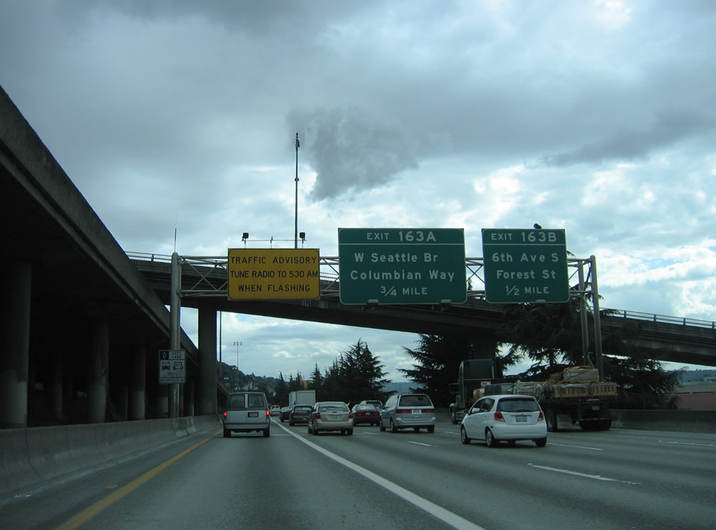 flashing on highway 5