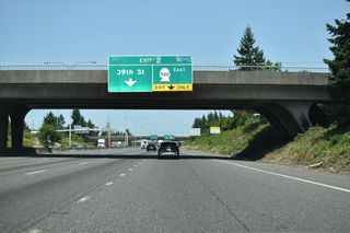 SR 500 is a freeway stretching six miles east across Vancouver to Fourth Plain Boulevard. 2011/12 construction upgraded the signalized intersection along SR 500 with St. Johns Boulevard into and interchange, and cross traffic was eliminated from the succeeding traffic lights with the conversion into RIRO intersections.