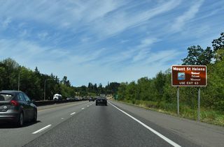 SR 505 continues east from Toledo across Layton Prairie and south through Eden Valley to SR 504 (Spirit Lake Highway), the main route to Mount St. Helens National Volcanic Monument.