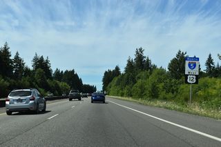 I-5/U.S. 12 advance northwest across Newaukum Prairie to the Newaukum River.