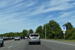 The retail area adjacent to I-5/U.S. 12 at Exit 81 was built at the site of Chehalis-Centralia Airport. Louisiana Avenue extends north from the Chamber of Commerce Way by car dealerships to become Airport Road.