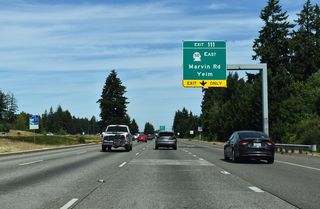 State Route 510 ranges south from Interstate 5 then turns east toward the Nisqually Reservation and Yelm at a roundabout intersection with the Pacific Highway east of Lacey. The route runs 13.10 miles between Exit 111 and SR 507 in Yelm.