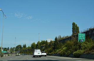 The Tacoma Dome is located east of I-705 off E 26th Street.