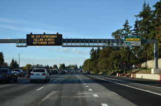 The SR 509 expressway to 24th Avenue S opened to traffic on June 28, 2025. Tolling commenced on September 29, 2025.