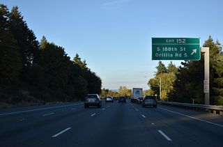 S 188th Street runs west from Orillia Road and Exit 152 across Seattle-Tacoma International Airport (SEA) to SR 509.