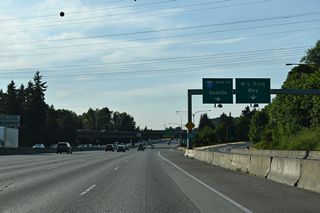 A slip ramp provides access to Interstate 5 north from Martin Luther King, Jr. Way north ahead of S Boeing Access Road west and Ryan Way east. Ryan Way leads to 51st Avenue in south Seattle.