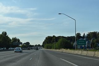 Interstate 5 enters the city of Seattle just north of Exit 158.