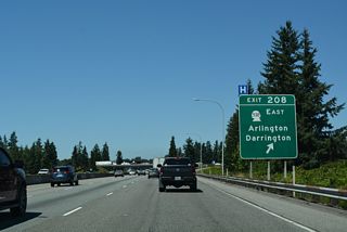 SR 530 combines with SR 9 (Hazel Street) 3.84 miles to the east near the Arlington city center. Pioneer Highway (former SR 530) extends west to Silvana and East Stanwood. SR 530 west of Interstate 5 was decommissioned in 1991 (AARoads Wiki, 2024).