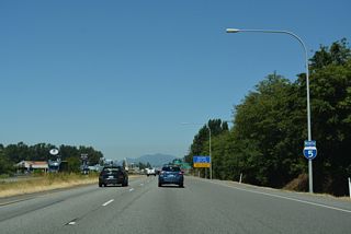 Forthcoming Exit 230 is a folded diamond interchange due to the parallel BNSF Railroad along the north side of SR 20 (Avon Cutoff). 