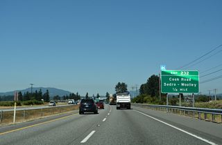 Cook Road travels between SR 11 (Chuckanut Drive) near Allen and a roundabout with SR 9/20 (North Cascade Highway) in Sedro-Woolley.