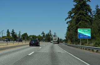 Lakeway Drive west from forthcoming Exit 253 becomes Holly Street (Old U.S. 99) northwest to Downtown Bellingham.