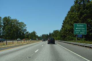 Meridian Street (Old U.S. 99 ALT) heads south to Cornwall Park and Downtown Bellingham from Exit 256. SR 539 (Meridian Street) runs east of Whatcom Community College at W Kellogg Road.