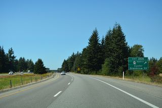 Old U.S. 99 / Portal Way crosses SR 548 just west of Exit 266 north en route to Custer. SR 548 follows Grandview Road west to a roundabout with Blaine Road. Grandview Road continues from there to Point Whitehorn south of Birch Bay State Park.