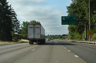 SR 502 was truncated north from NE 10th Avenue (Old U.S. 99/830) to NE 219th Street. The state route spurs 6.12 miles east from Exit 11 to SR 503 (SW 10th Avenu) at W Main Street in Ball Ground.