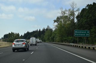 The city of Woodland is eight miles south of Kalama.