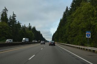 Interstate 5 proceeds south from the Napavine and Jackson Prairie area. Old U.S. 99 remains to the east along Jackson Highway south toward Toledo and SR 505.