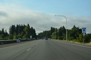 Interstate 5 passes through the Napavine city limits within the vicinity of both Exits 72 and 71.