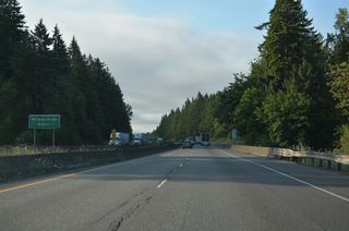 The Newaukum River flows northwest from Newaukum Prairie into the Chehalis River at Chehalis.