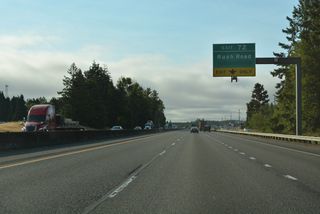 Rush Road travels south from Jackson Highway (Old U.S. 99) to the first of two Napavine exits on I-5/U.S. 12 south.