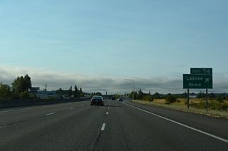 The exchange with Labree Road serves the Fred Meyer Stores Retail Service Distribution Center and the Chehalis Generation Facility to the east.