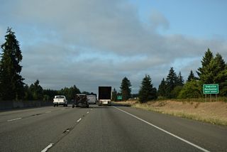 U.S. 12 curves northwest through Rochester and Oakville before overtaking former U.S. 410 west to Montesano and U.S. 101 at Aberdeen.