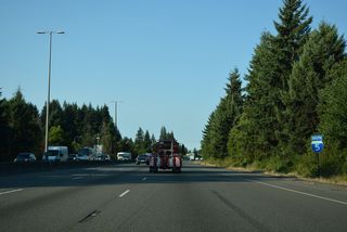 The speed limit along Interstate 5 south increases to 70 m.p.h. at mile marker 102.