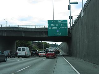 The Mercer Street connector provides direct access to Mercer Street at Fairview Avenue. Mercer Street extends west to Seattle Center, which is home to the Space Needle, Climate Pledge Arena (former home of the NBA Seattle Supersonics), Pacific Science Center, and the Seattle Rep theatre.