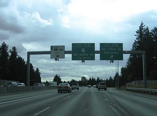 Exit 176 departs Interstate 5 south 1.5 miles from SR 523, a 2.45 mile long route linking SR 99 (Aurora Avenue North) with SR 522 (Lake City Way NE).