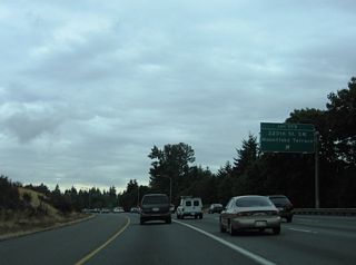 220th Street SW leads to 52nd Avenue W in a residential area to the east of Exit 179 and 9th Avenue S in Edmonds to the west.