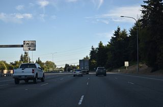 The HOV lanes extends south along Interstate 5 from U.S. 2 in Everett to SR 16 in Tacoma.